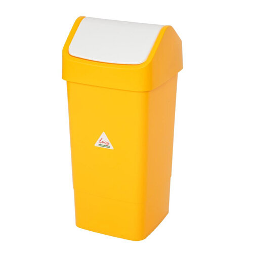 Scot Young Swing Top Bin Yellow HuntOffice