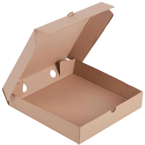 Fiesta Compostable Plain Pizza Boxes 9" (Pack of 100) HuntOffice.ie