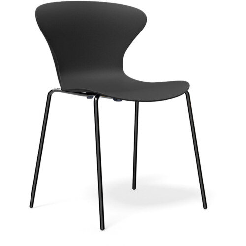 Frovi EGO Canteen Chair With Chrome 4 Leg Base H800xW490xD510mm 470mm