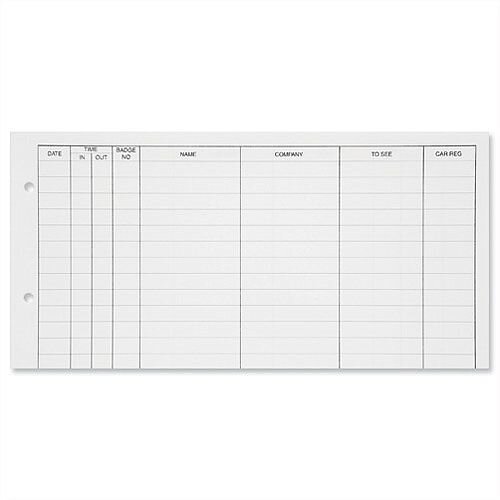 Guildhall Refill for Loose-leaf Visitors Book 50 Sheets A4 T40/R Guildhall Refill for Loose-leaf Visitors Book 50 Sheets A4 T40/R