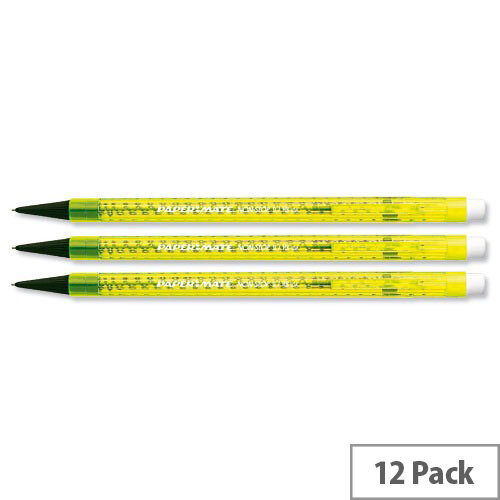 Paper Mate Non-Stop HB Automatic Pencil Yellow Barrel S0189423 Pack 12 Paper Mate Non-Stop HB Automatic Pencil Yellow Barrel S0189423 Pack 12