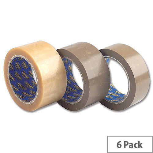 Sellotape Buff Case Sealing 50mm x 66m Packing Tape (6 Pack) Sellotape Buff Case Sealing 50mm x 66m Packing Tape (6 Pack)