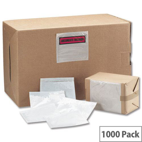 Tenzalope Packing List Envelopes A7 Plain Polythene A71 Pack 1000