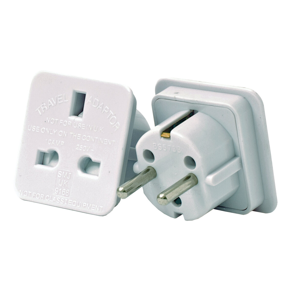 European Travel Adaptor [Pack 2] Hunt Office Ireland