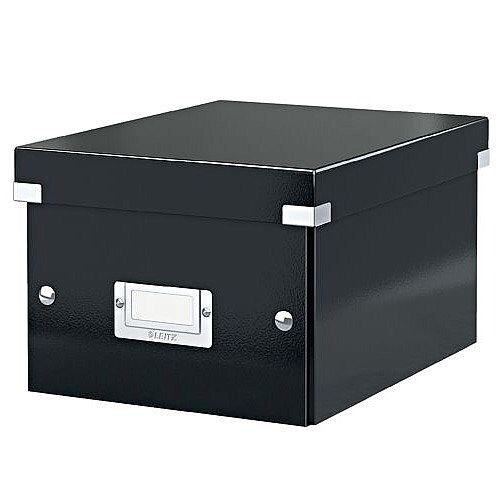 Leitz Click and Store Collapsible Archive Box Small For A5 Black Ref 60430095