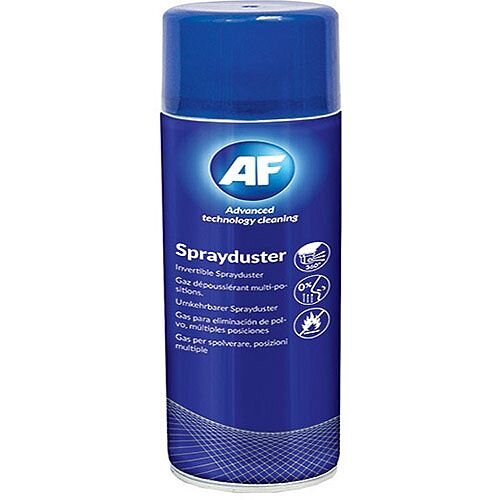 AF Sprayduster Non Flammable Computer Air Duster Spray 200ml Can - Use on all printers, keyboards and other office equipment - Liquid-Free