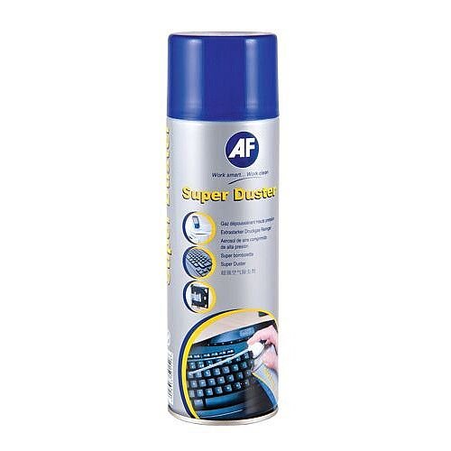 AF Sprayduster Non Flammable Computer Air Duster Spray 300ml Can - Use on all printers, keyboards and other office equipment - Liquid-free design for equipment safety AF Sprayduster Non Flammable Computer Air Duster Spray 300ml Can - Use on all printers, keyboards and other office equipment - Liquid-free design for equipment safety