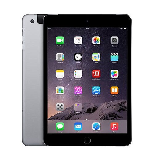 Apple iPad Mini 3 16GB WiFi + Cellular iOS 8.0 Space Grey SIM 