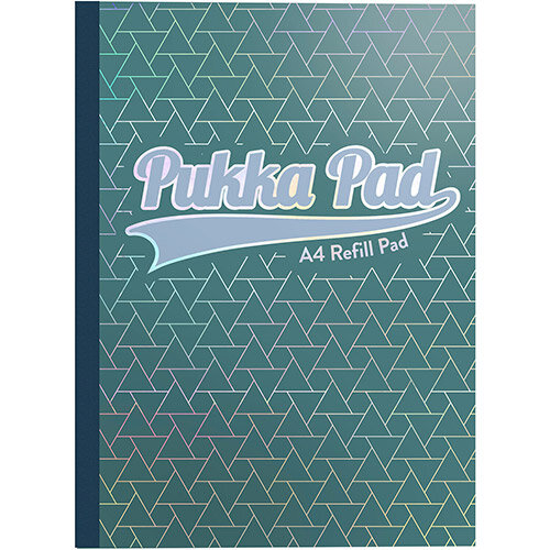 Pukka GLEE Refill Pad 400Pg 80gsm Sidebound A4 Green Ref 8892GLE Pack of 5 Pukka GLEE Refill Pad 400Pg 80gsm Sidebound A4 Green Ref 8892GLE Pack of 5