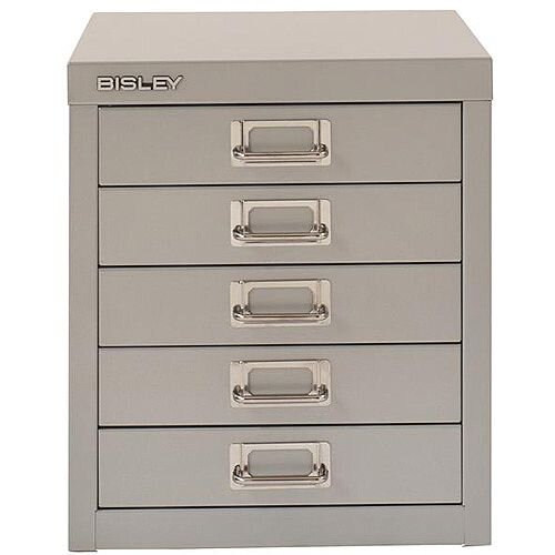 Bisley SoHo Multidrawers 5-Drawer 51mm Drawer Height Goose Grey Bisley SoHo Multidrawers 5-Drawer 51mm Drawer Height Goose Grey