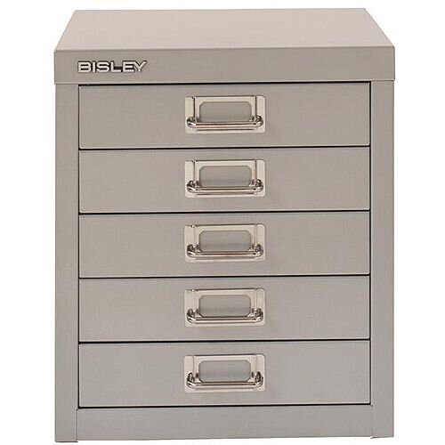 Bisley SoHo Multidrawers 5-Drawer 51mm Drawer Height Silver Bisley SoHo Multidrawers 5-Drawer 51mm Drawer Height Silver