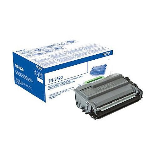 Brother TN-3520 Black Ultra High Capacity Laser Toner Cartridge TN3520 Brother TN-3520 Black Ultra High Capacity Laser Toner Cartridge TN3520