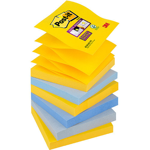 Post-it Super Sticky Z-Notes New York 76x76mm Ref R330-6SS-NY Pack of 6