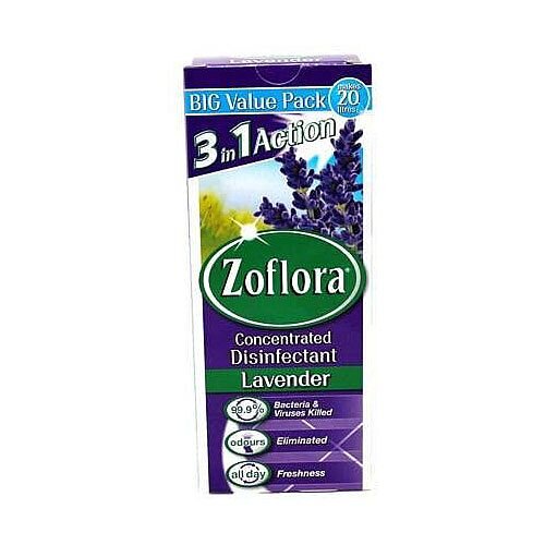 Zoflora 500ml 3in1 Action Concentrated Disinfectant Lavender Hunt