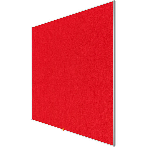 Nobo 32 inch Widescreen Felt Board 710x400mm Red Ref 1905310