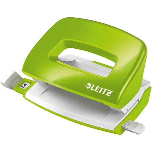 Leitz NeXXt WOW 5008 Hole Punch 2-Hole Capacity 30 sheets Green Ref 50081054 Leitz NeXXt WOW 5008 Hole Punch 2-Hole Capacity 30 sheets Green Ref 50081054