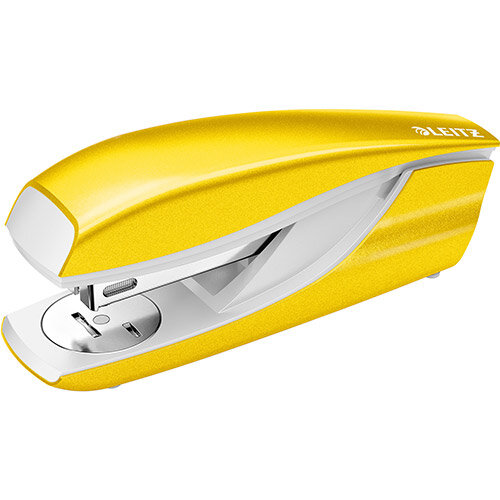 Leitz NeXXt WOW Stapler Half Strip Metal 30 sheet Yellow Ref 55021016 Leitz NeXXt WOW Stapler Half Strip Metal 30 sheet Yellow Ref 55021016