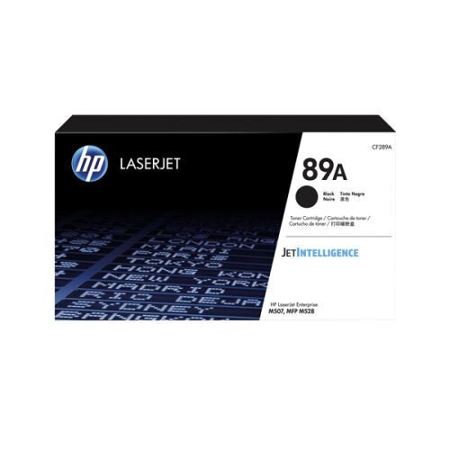 HP 89A - Black - original - LaserJet - toner cartridge (CF289A) - for LaserJet Enterprise M507, MFP M528; LaserJet Enterprise Flow MFP M528 HP 89A - Black - original - LaserJet - toner cartridge (CF289A) - for LaserJet Enterprise M507, MFP M528; LaserJet Enterprise Flow MFP M528