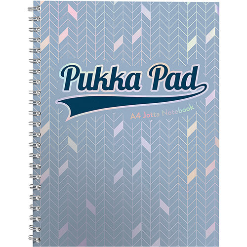 Pukka Pad Glee Jotta Notepad 200Pg 80gsm Wirebound A4 pls Light Blue Ref 3009GLE Pack of 3