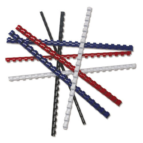 Fellowes Plastic Binding Combs 12mm Capacity 56-80 80gsm Sheets White Ref 5346206 Pack of 100 Fellowes Plastic Binding Combs 12mm Capacity 56-80 80gsm Sheets White Ref 5346206 Pack of 100