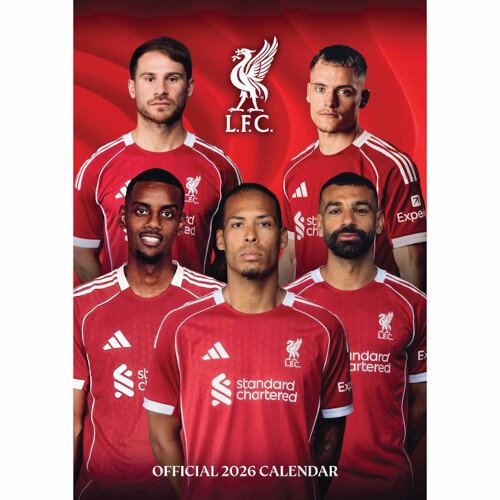 Liverpool FC 2026 A3 Calendar