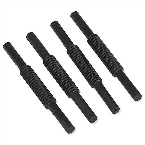 Avery Moulded Black Plastic 75mm Risers for Letter Trays Pack 4 Avery Moulded Black Plastic 75mm Risers for Letter Trays Pack 4