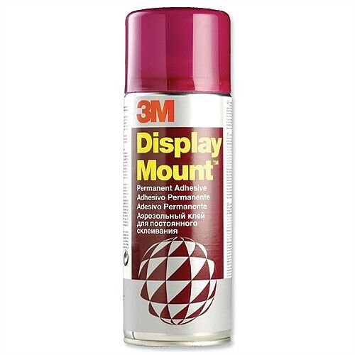 3M Display Mount Adhesive Spray Can Instant Hold 400ml DMOUNT 3M Display Mount Adhesive Spray Can Instant Hold 400ml DMOUNT