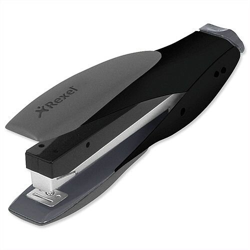 Rexel Easy Touch Stapler Flat Clinch Full Strip Capacity 30 Sheets Black and Grey Rexel Easy Touch Stapler Flat Clinch Full Strip Capacity 30 Sheets Black and Grey