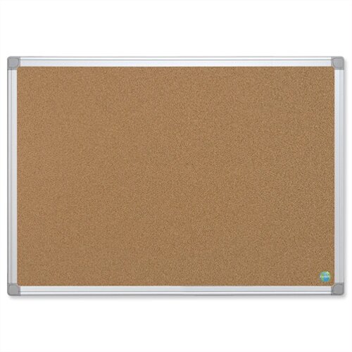 Bi-Office Earth-it Cork Notice Board with Aluminium Frame 900 x 600mm CA031790 Bi-Office Earth-it Cork Notice Board with Aluminium Frame 900 x 600mm CA031790