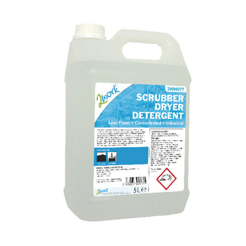 2Work Scrubber Dryer Floor Cleaning Detergent Foam 5 Liters 2Work Scrubber Dryer Floor Cleaning Detergent Foam 5 Liters