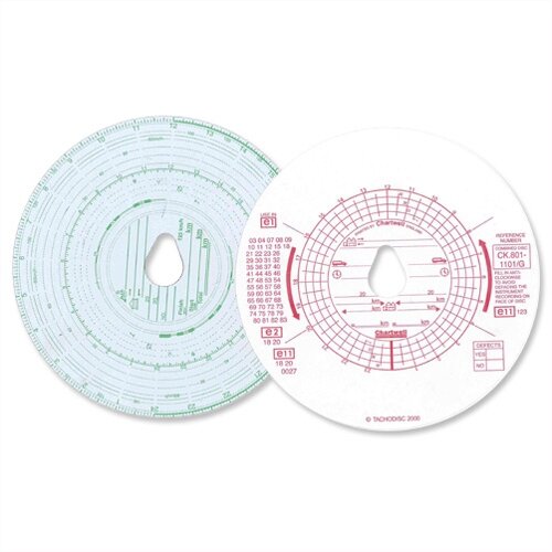 Chartwell Tachograph Discs Kienzle Combined Manual and Automatic CK801/1101G Pack 100 Chartwell Tachograph Discs Kienzle Combined Manual and Automatic CK801/1101G Pack 100