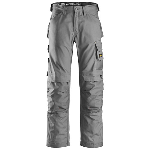 Snickers Canvas+ Trousers Grey Waist 39 Inches Inside leg 37 Inches