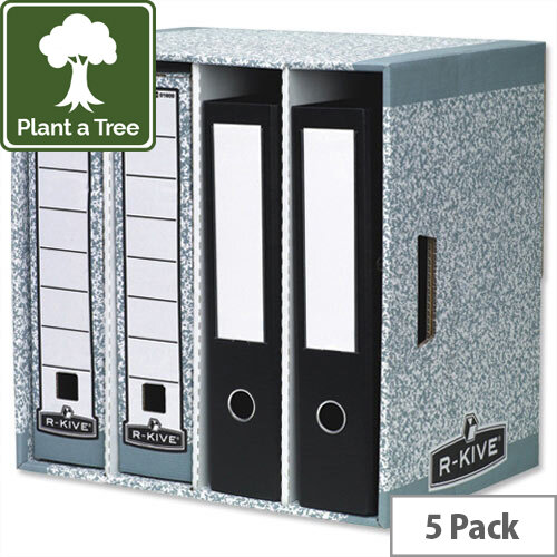 Bankers Box System Lever Arch File Store Fellowes 01840 Pack 5