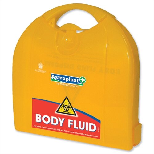 Wallace Cameron First Aid Body Fluid Kit Piccolo Dispenser Up to 5 Person