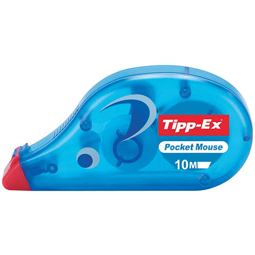 Tippex Pocket Mouse Correction Tape Roller 4.2mmx10m Pack 10 Ref 820789 Tippex Pocket Mouse Correction Tape Roller 4.2mmx10m Pack 10 Ref 820789