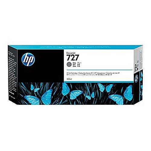 HP 727 Grey (Dye) (F9J80A) 300ml Original DesignJet Ink Cartridge HP 727 Grey (Dye) (F9J80A) 300ml Original DesignJet Ink Cartridge