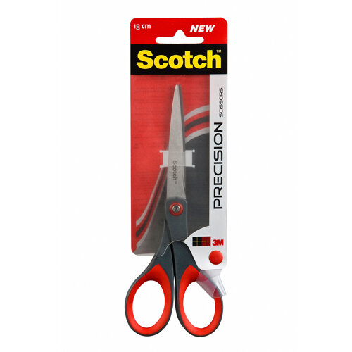 Scotch Precision Scissors Red, 1 per Pack, 18 cm