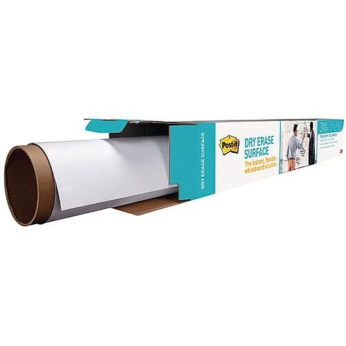 Post-it Super Sticky White Dry Erase Film Roll 1.219 x 1.829m DEF6X4-EU