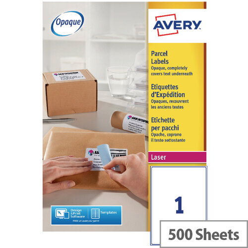 Avery L7167-500 Address Labels 199.6 x 289.1mm White (500 Labels) Avery L7167-500 Address Labels 199.6 x 289.1mm White (500 Labels)