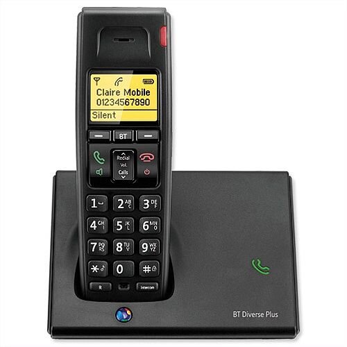 BT Diverse 7110 Plus DECT Telephone Cordless GAP SMS 100-Entry Directory 10 Redials