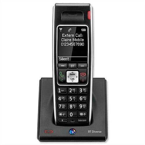 BT Diverse 7400 Plus DECT Additional Telephone Handset Cordless SMS Range 50-300m BT Diverse 7400 Plus DECT Additional Telephone Handset Cordless SMS Range 50-300m