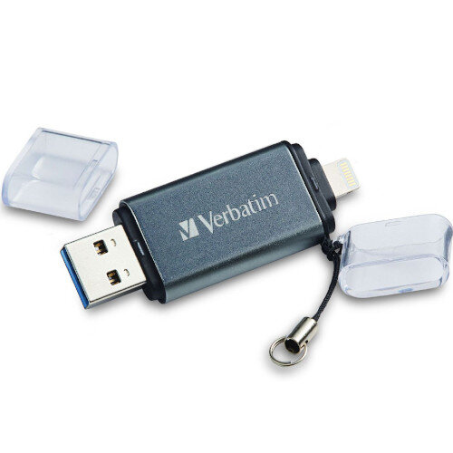 Verbatim iStore'N'Go USB 3.0 Memory Stick - 16GB - USB to Lightning - Windows, Mac and iPhone Compatible 49304