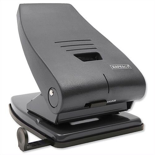 Rapesco 835P 2 Hole Metal Punch Heavy Duty 35 Sheets Black