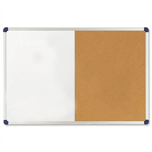 Nobo Classic Combination Board Drywipe and Cork 1200 x 900mm Nobo Classic Combination Board Drywipe and Cork 1200 x 900mm