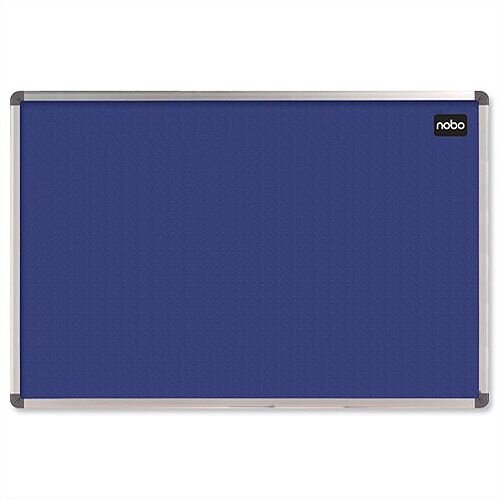 Nobo Astra Felt Notice Board Aluminium Frame 1200 x 900 Blue