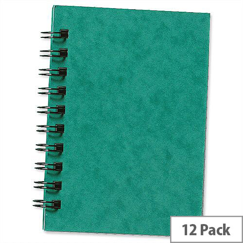 Silvine A6 Notebook Twinwire Sidebound Hardcover Perforated Ruled 192 Pages 75gsm Ref SPA6