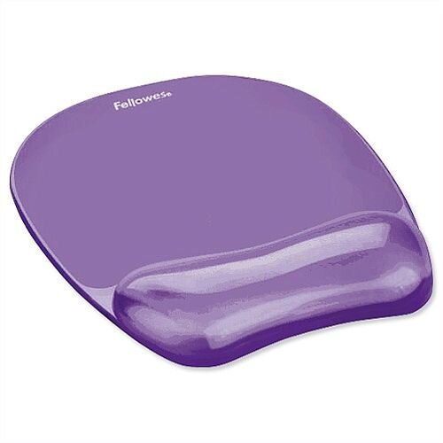 Fellowes Gel Mouse Pad with Wrist Rest Purple