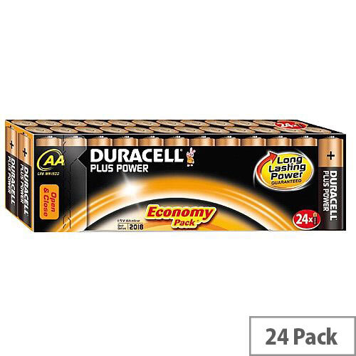 Duracell Plus Power AA Battery Alkaline 1.5V (24 Pack) 81275383 Duracell Plus Power AA Battery Alkaline 1.5V (24 Pack) 81275383