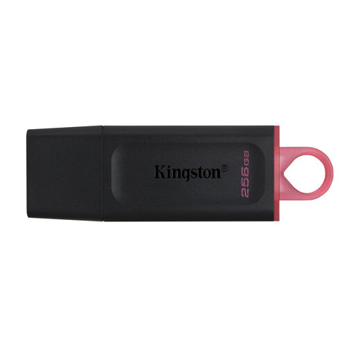 Kingston DataTraveler Exodia USB Flash Drive - 256GB, USB 3.2 Gen 1, Black/Pink