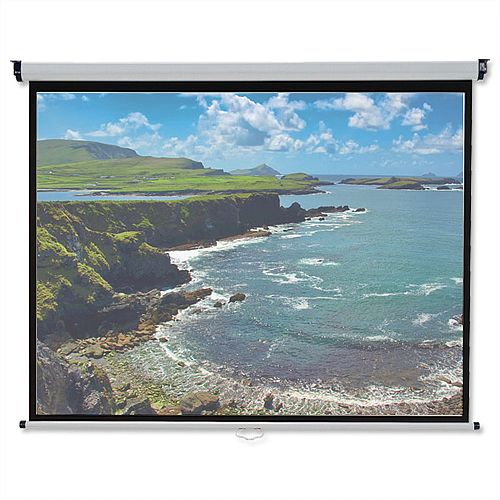 Nobo Light Grey 118 inch W2400xH1813m Wall Mounted Projection Screen 1902394 Nobo Light Grey 118 inch W2400xH1813m Wall Mounted Projection Screen 1902394